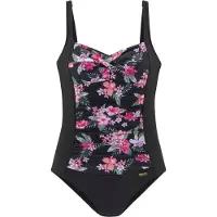 LASCANA Maillot de bain vert / rose / noir