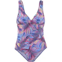 LASCANA Maillot de bain bleu clair / bleu foncé / jaune / rose