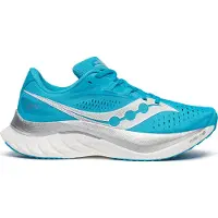 Saucony Endorphin Speed 4, chaussures de course pour femmes, couleur bleu/argent, taille 38 (Europe)