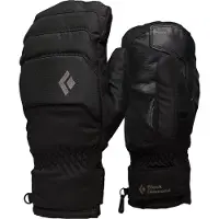Black Diamond - Moufles de ski en PrimaLoft&reg; et en GORE-TEX - Mission MX Mitts Black en Cuir - Taille L - Noir