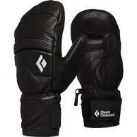 Black Diamond - Moufles de freeride en PrimaLoft® - W Spark Mitts Black Black en Cuir - Taille S - Noir
