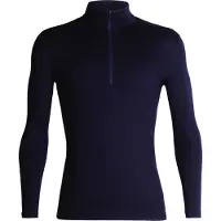 Icebreaker - Première couche en laine de mérinos - M Merino 260 Oasis LS Half Zip Midnight Navy en Laine - Taille L