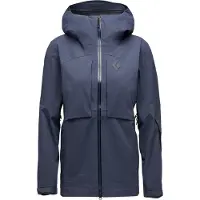 Black Diamond W Factor Shell, Top pour femmes, 0038 Charcoal, M, , AP7461080038MED1
