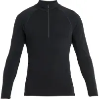 Icebreaker 300 Merinofine Polar Long Sleeve Base Layer Noir M Homme