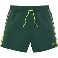 Buffalo Shorts de bain vert / vert fluo
