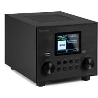 Audizio DAB radio - Vieste - DAB+ radio met subwoofer en Bluetooth - Zwart - Met (DAB+ DAB), Radio, Noir