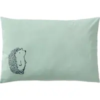 Vertbaudet Taie D'oreiller Bébé Bio Collection Lovely Nature Vert/Ivoire