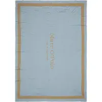 Marc O'Polo Plaid Statement Aqua Marine-150 x 200 cm