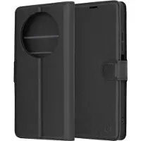 Techsuit - Leather Folio - Xiaomi Redmi 14C / Poco C75 - Black (Xiaomi Poco C75, Xiaomi Redmi 14C), Coque pour téléphone portable, Noir