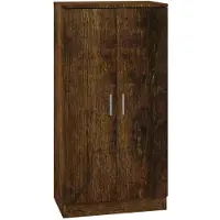 vidaXL Armoire à chaussures Chêne fumé 55x35x108 cm Bois d'ingénierie