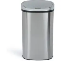Umuzi Cleaning Umuzi Poubelle de nettoyage one touch 58L - argenté