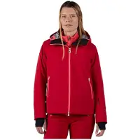 Rossignol - Veste de ski isolante en Primaloft - W Blackside Jacket Ruby Red pour Femme - Taille M - Rouge