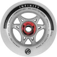Powerslide Roues Infinity RTR avec roulements Abec 9 (4pcs), 80, 85A