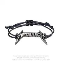Metallica Bracelet de - Logo - pour Unisexe - noir - Taille Standard