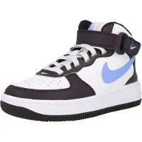 Nike Baskets 'Air Force 1 Mid EasyOn' bleu / noir / blanc