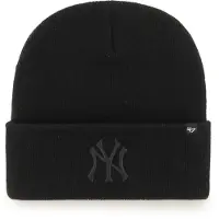 47 Brand Hommes, Bonnet, Bonnet Haymaker Ny Yankees, Noir, (Taille unique)
