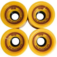 YOW Ura 80a Skateboard Wheels Doré 66 x 51 mm