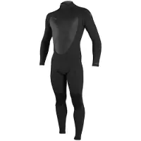 O'Neill Epic 3/2 Mm Long Sleeve Back Zip Neoprene Suit Noir LT Homme