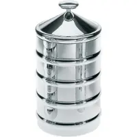 Alessi Cb03 Food Container Argenté
