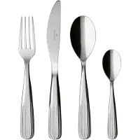 Villeroy & Boch Rose Garden set de couverts 24 pièces 6 personnes acier inoxydable
