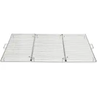 Patisse grille de refroidissement pliable en acier inoxydable 46x32cm P01323