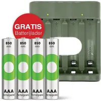 GP B441 RECYKO 4x AAA Avec Chargeur - 850 MAh