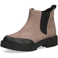 Caprice Chelsea Boots taupe / noir
