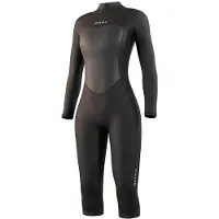 Mystic Shorty à Manches Longues Avec Fermeture éclair Au Dos Pour Femme Brand Flatlock 3/2mm