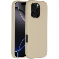 Accezz Coque Liquid Silicone avec MagSafe Apple iPhone 16 Pro - Stone