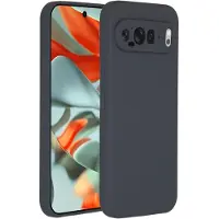 Accezz Coque Liquid Silicone Google Pixel 9 Pro XL - Bleu foncé