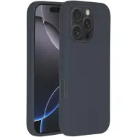 Accezz Coque Liquid Silicone avec MagSafe Apple iPhone 16 Pro - Bleu foncé