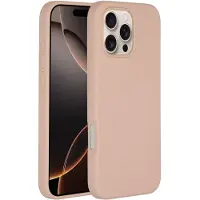 Accezz Coque Liquid Silicone avec MagSafe pour Apple iPhone 16 Pro Max - Rose