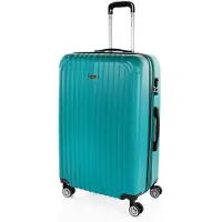 Itaca unisex. T71570-05 Grande valise de voyage Xl Rigide 4 Roues T71570 Vert -76X49X30Cm (OSFA), Casuel, ABS/Polycarbonate