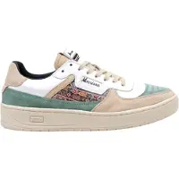 Morrison Baskets basses 'Zeta' beige / jade / blanc