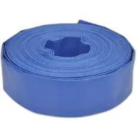 vidaXL Tuyau plat à eau 25 m 2 pouces PVC