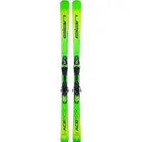 Elan Ace Scx Fusion X + Emx 12.0 Gw Fus X Blk/grn [f] Alpine Skis Pack Vert 168