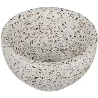 Differnz River vasque - 23x23x12cm - terrazzo noir/blanc 36.102.24
