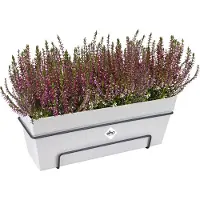 You do it Pot de Plante Rectangulaire Blanc Elho en Plastique - 50 cm