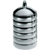 Alessi CB02 KALISTÒ 2 BOÎTE EN ACIER INOXYDABLE 18 / 10 BRILLANT AVEC POMMEAU EN ALUMINIUM