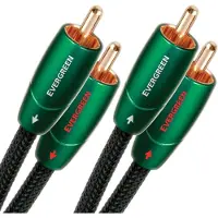 AudioQuest Câble RCA Evergreen 3 m Noir et vert