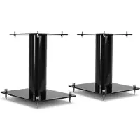 Norstone Pied d'enceinte Stylum S (1 paire, Support), Pied + support mural pour enceinte, Noir