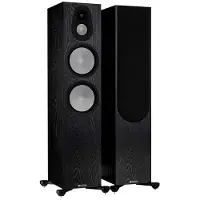 Monitor Audio Enceinte colonne Silver 500 7G Chêne noir Vendue à l'unité