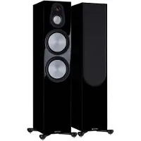 Monitor Audio Enceinte colonne Silver 500 7G Noir brillant Vendue à l'unité