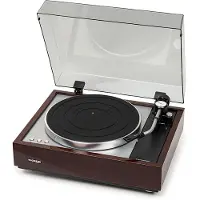 Thorens Platine vinyle TD 1600 avec bras TP160 Noyer