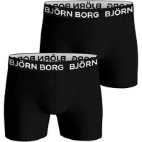 Björn Borg Bamboo Cotton Blend Boxer 2-pack Black Str. L 2 stk.