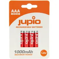 Jupio AAA 1000 mAh batteries (micro cell) 4pcs, rechargeable