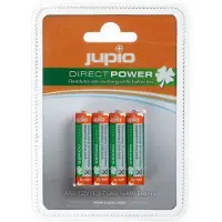 Jupio AAA Ni-MH 850mAH batteries (4pcs) rechargeables