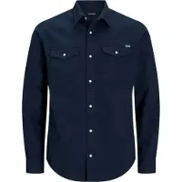 Jack & Jones Chemise 'Sheridan' bleu foncé