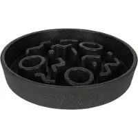 District 70 BAMBOO Cat Slow Feeder - Dark Grey