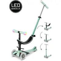 Micro mobility Trottinette - Mini2grow Deluxe Magic LED - Menthe - - UneTaille - Trottinnette